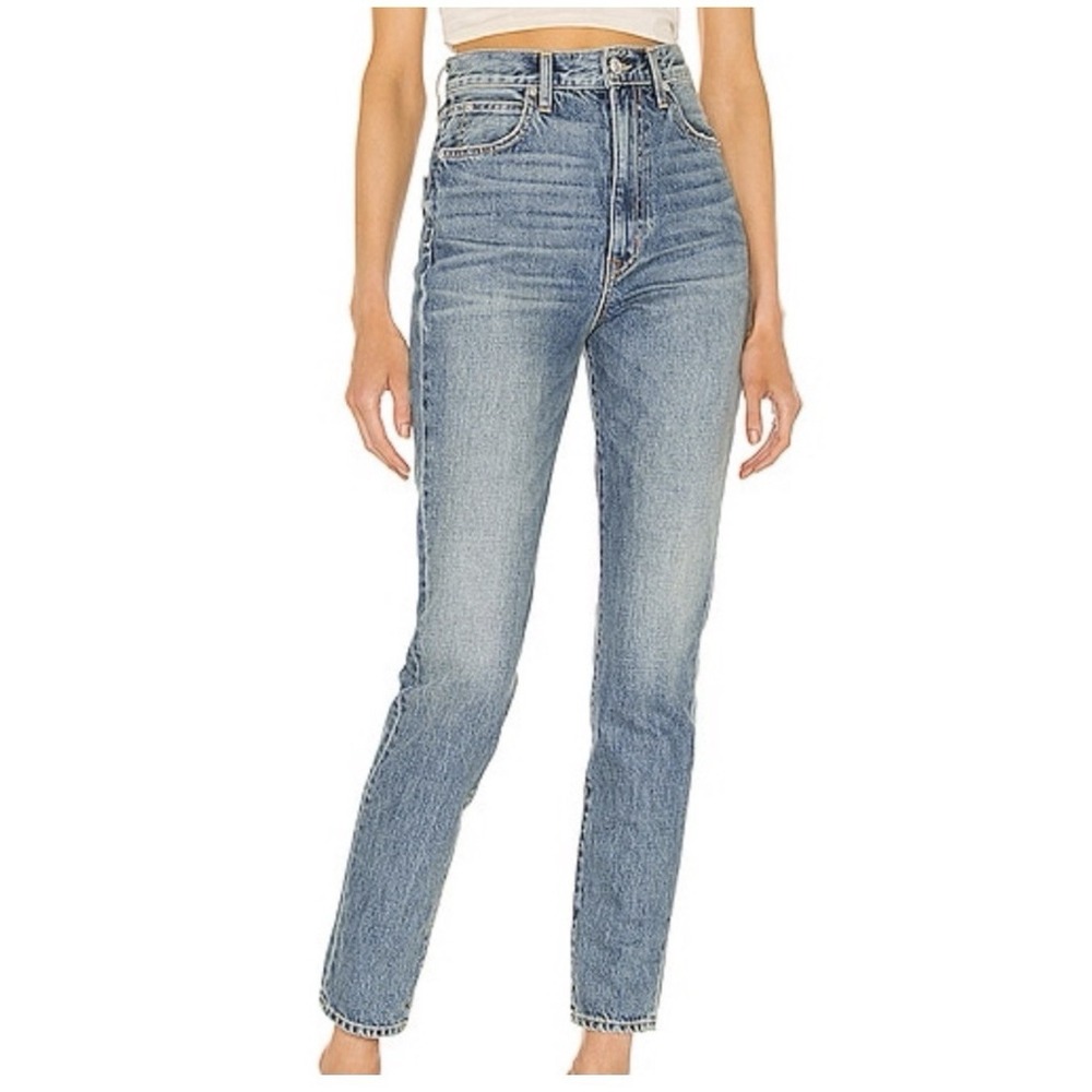 SLVRLAKE Beatnik Slim Leg High Rise Jeans Size 30 Don't Be Cruel Wash NWT